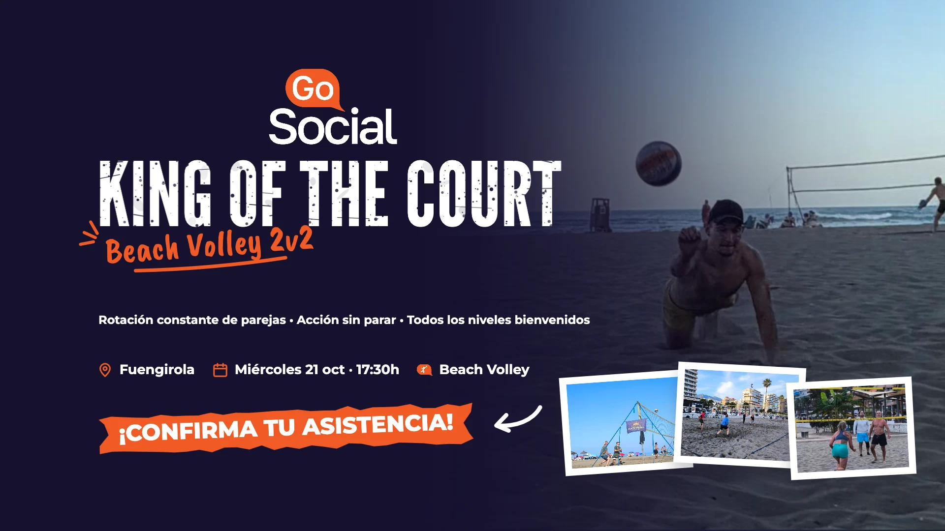 King of the Court Beach Volley en Fuengirola