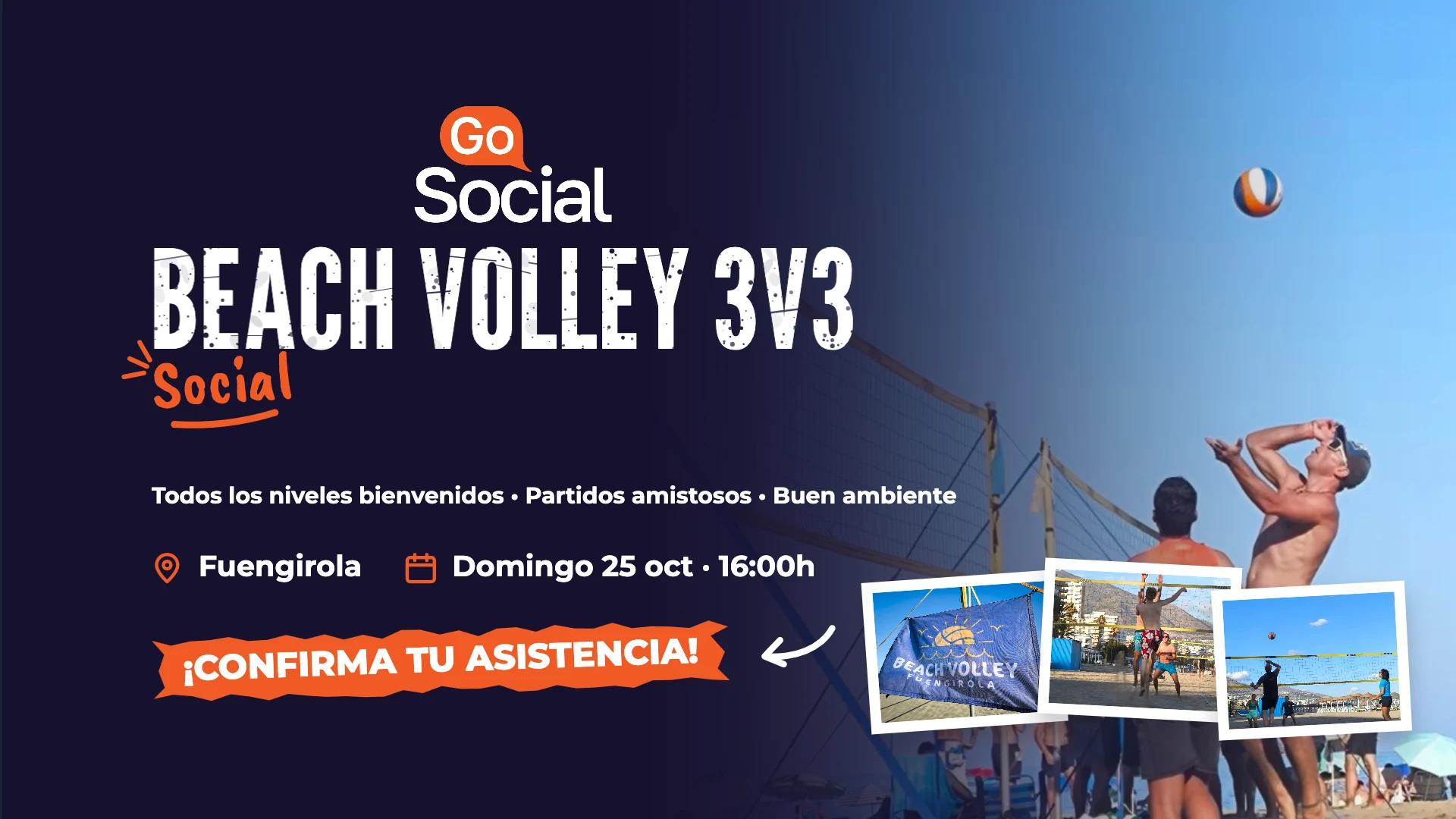 Beach Volley Social 3v3 en Fuengirola