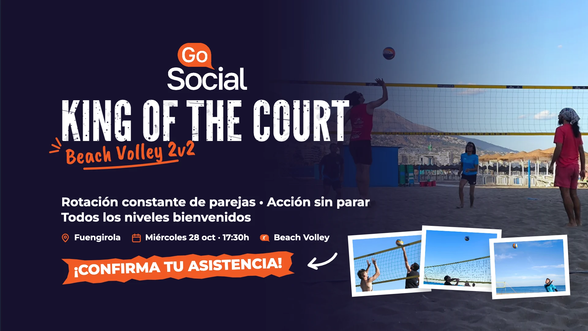 King of the Court Beach Volley en Fuengirola