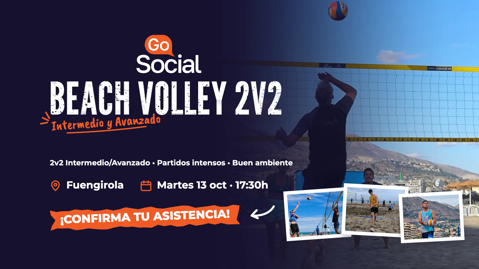Beach Volley 2v2 en Fuengirola