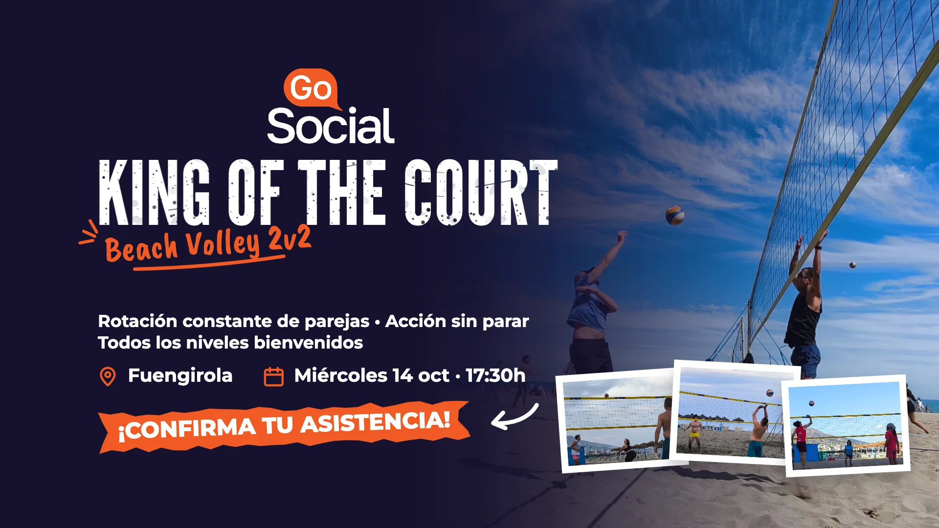 King of the Court Beach Volley en Fuengirola